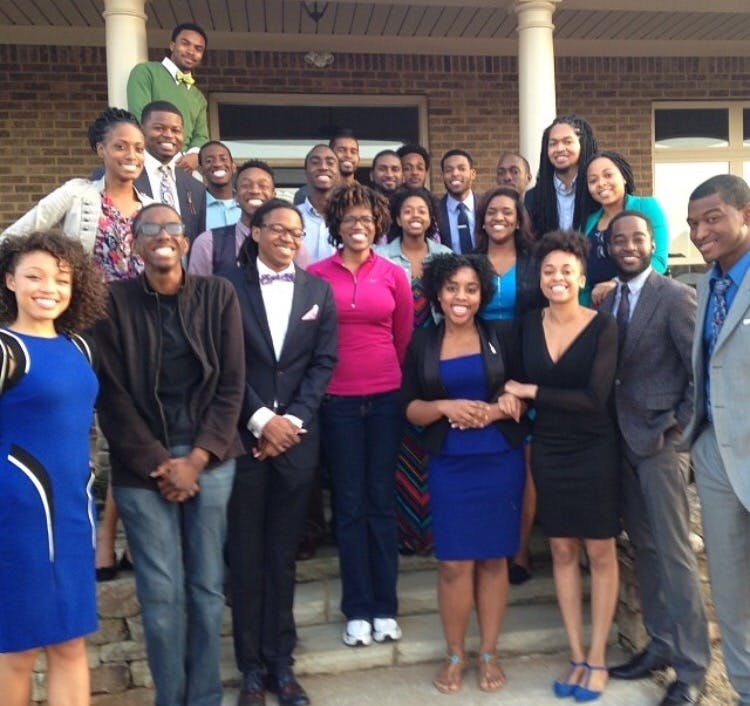 picture of Oakwood University math department students
